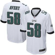 Men Philadelphia Eagles #58 Genard Avery White Nike Limited Player NFL Jersey->nike air jordan->Sneakers